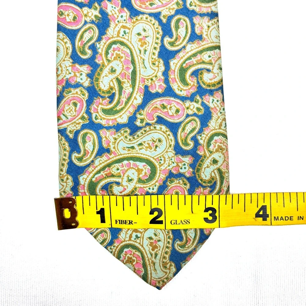 VTG Brooks Brothers Makers Silk Tie Paisley Print